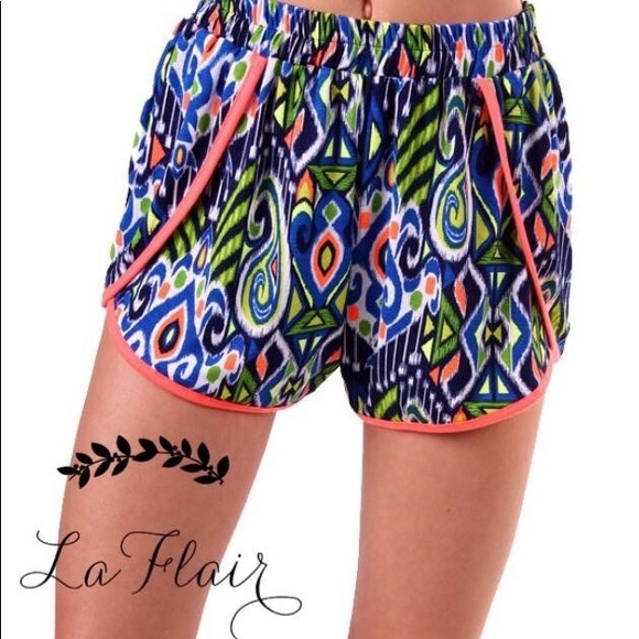 Pants - Tribal Print Shorts